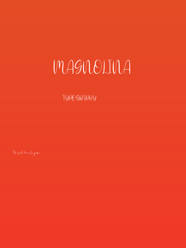 Magnolina Poster