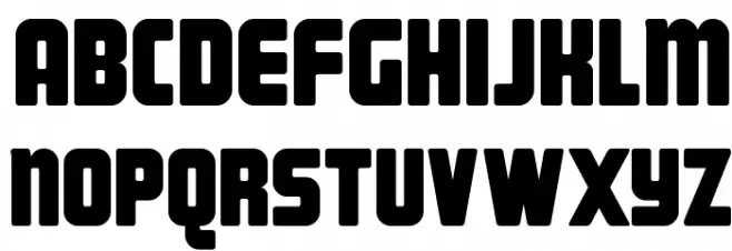 Magnum Шрифта ВЕРХНИЙ