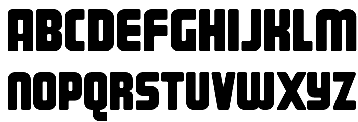 Magnum Font LOWERCASE