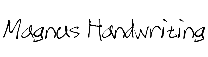 Magnus Handwriting  Frei Schriftart Herunterladen