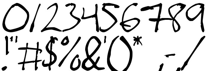 Magnus Handwriting Font OTHER CHARS