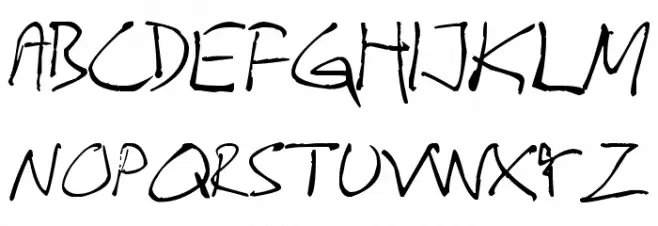 Magnus Handwriting Font Litere mari