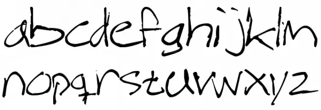 Magnus Handwriting Font LOWERCASE