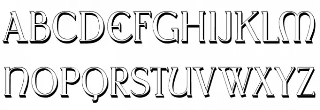 Magnus Regular フォント 大文字