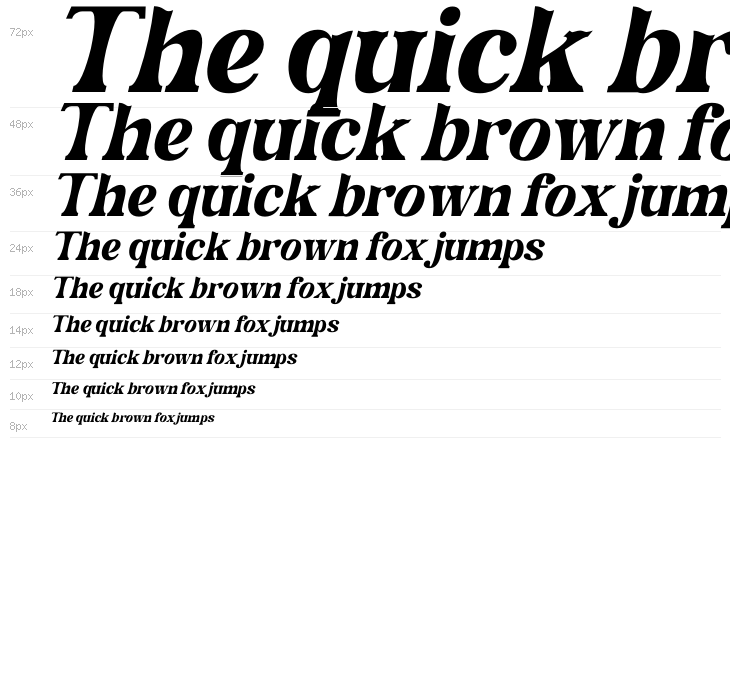 Magofah Italic Waterfall