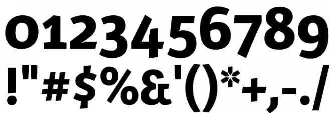 Magra Bold Font OTHER CHARS