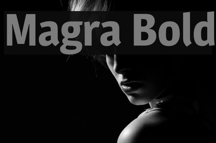 Magra Bold Font examples