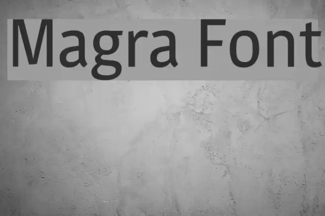 Magra Font examples