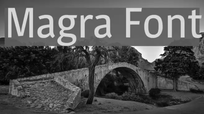 Magra Font examples