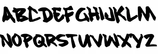 Magren خط أحرف كبيرة