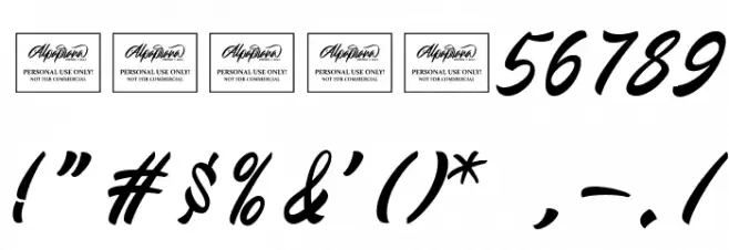 Magretta Font OTHER CHARS