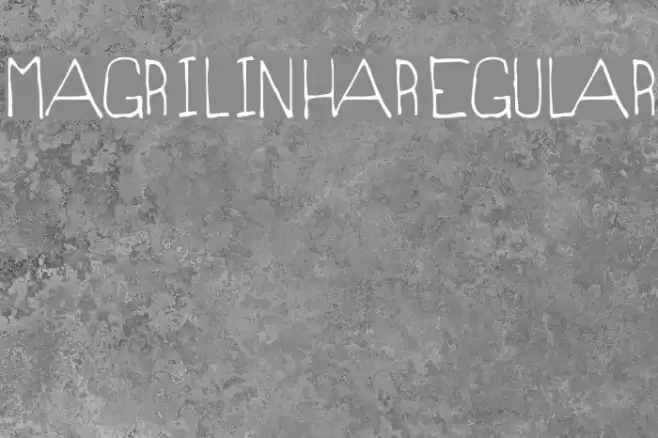 MagrilinhaRegular Font examples