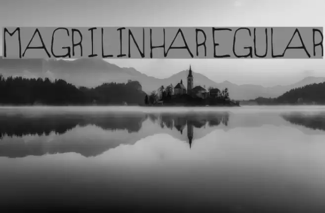 MagrilinhaRegular Font examples