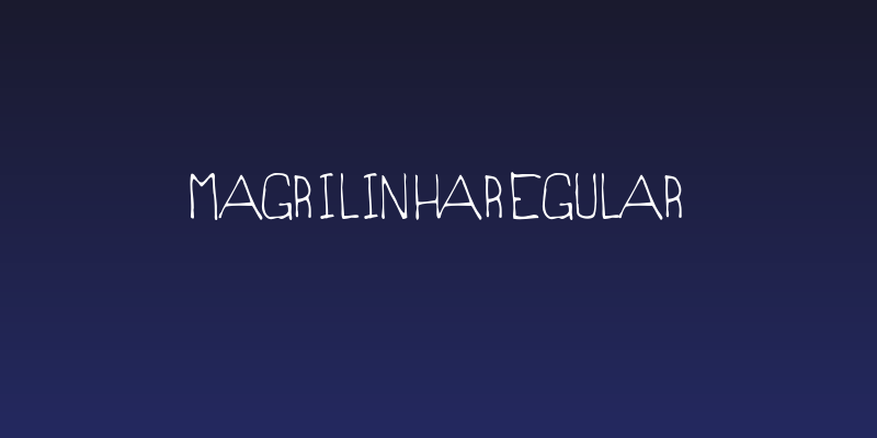 MagrilinhaRegular Social Header