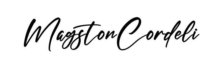 Magston Cordeli  Скачать бесплатные шрифты