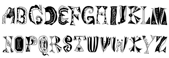 Magyarish Font LOWERCASE