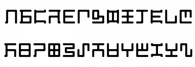 Magzetician Regular Schriftart Groß