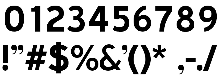 Mahaba Bold Font OTHER CHARS