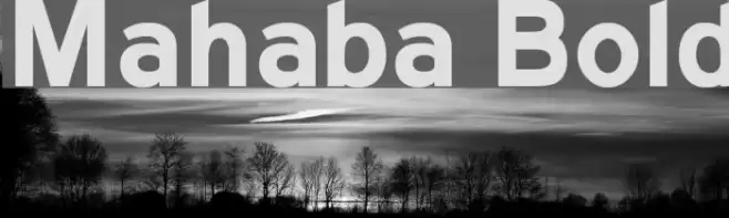 Mahaba Bold Font examples