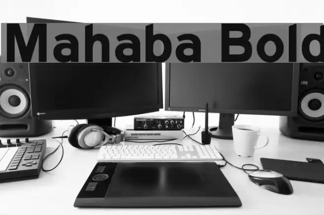 Mahaba Bold Font examples