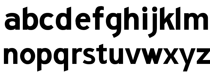 Mahaba Bold Font LOWERCASE