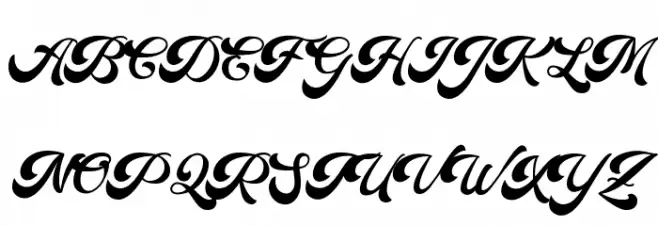 Mahacara Шрифта ВЕРХНИЙ