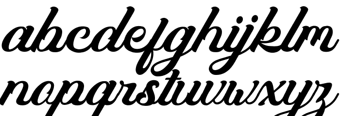 Mahacara Font LOWERCASE