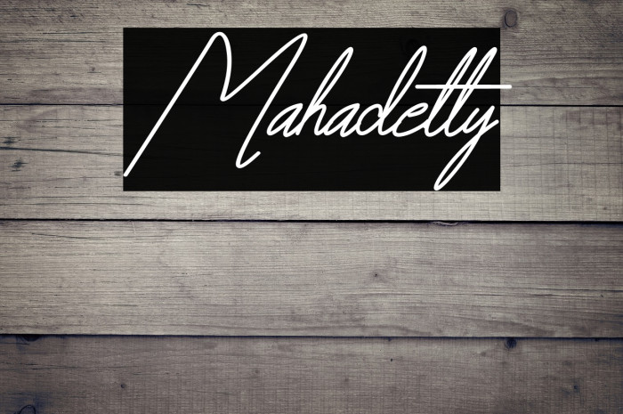 Mahadetty Example 1