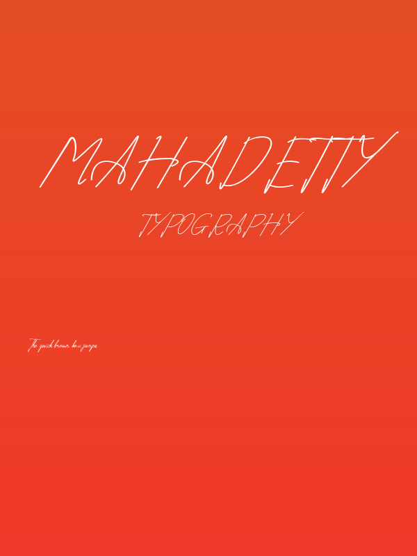Mahadetty Poster