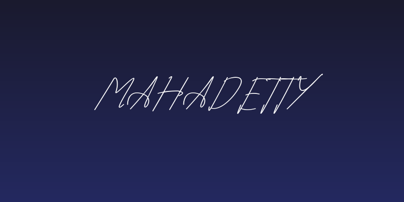 Mahadetty Social Header