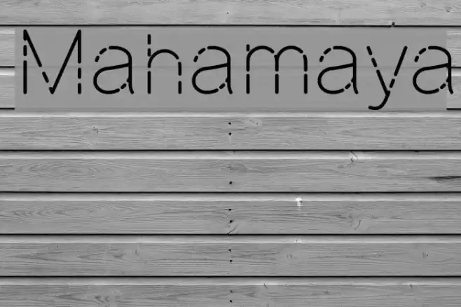 Mahamaya Font examples