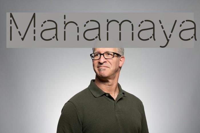 Mahamaya Шрифта examples
