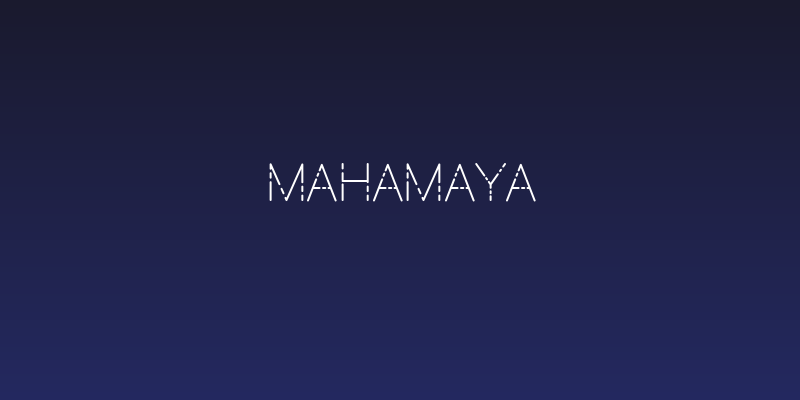 Mahamaya Social Header