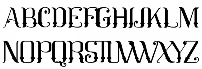 Mahaputra Font UPPERCASE