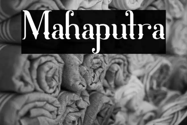 Mahaputra Font examples