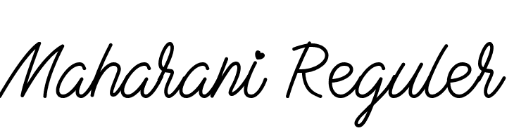 Maharani Reguler  Fuentes Gratis Descargar