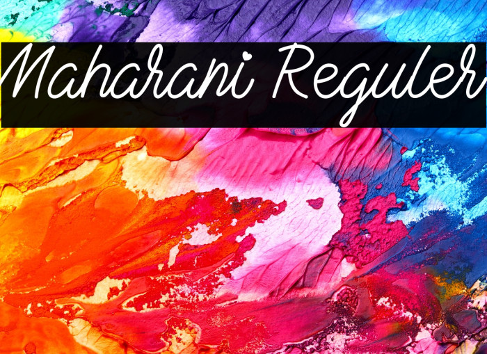 Maharani Reguler Example 3