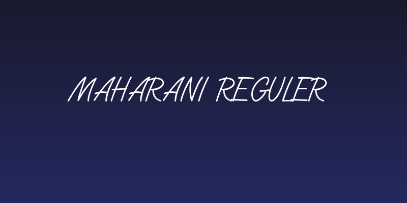 Maharani Reguler Social Header