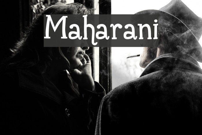 Maharani Font examples