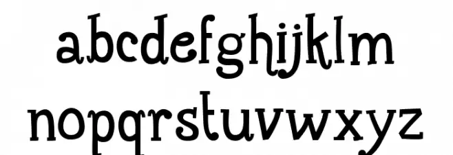 Maharani Font Litere mici