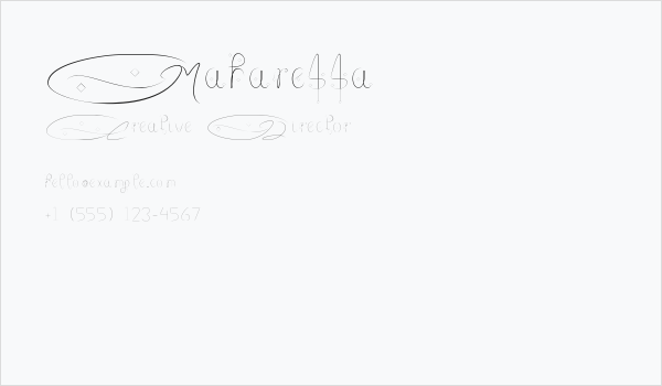 Maharessa Business Card