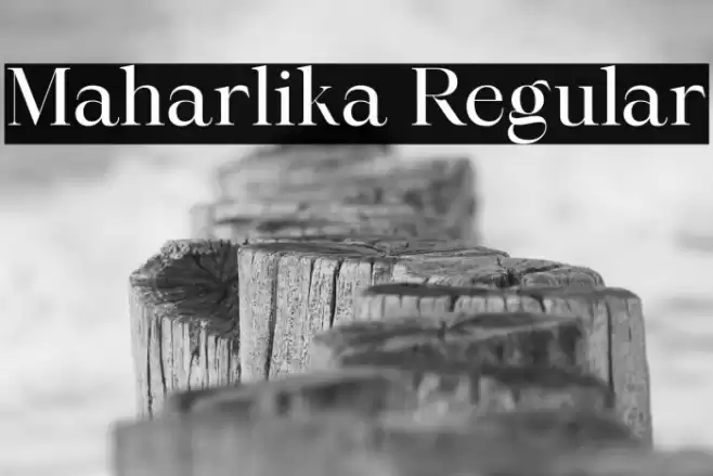 Maharlika Regular Font examples