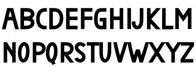 Mahartha Font UPPERCASE