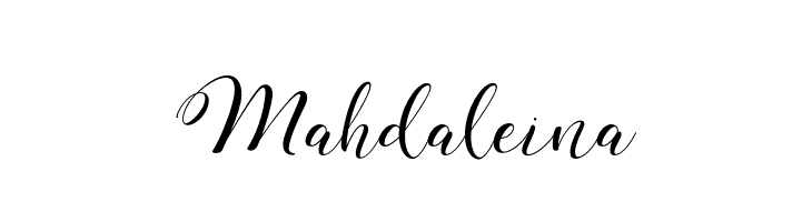 Mahdaleina  Free Fonts Download