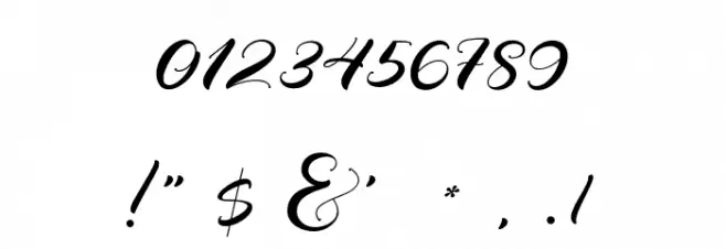 Mahdaleina Font OTHER CHARS