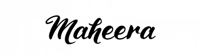 Maheera  Frei Schriftart Herunterladen