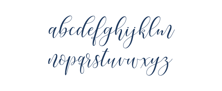 MaheisaScript Lowercase