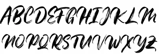 Mahens Schriftart Groß