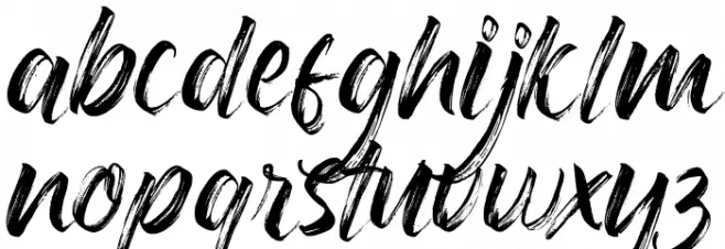 Mahens Font LOWERCASE