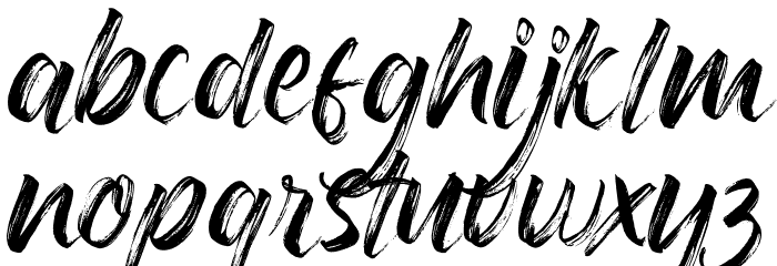 Mahens Font LOWERCASE